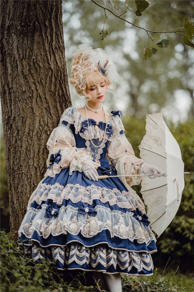 Miss Point ~Masked Ball Luxury Details Lolita OP Fullset