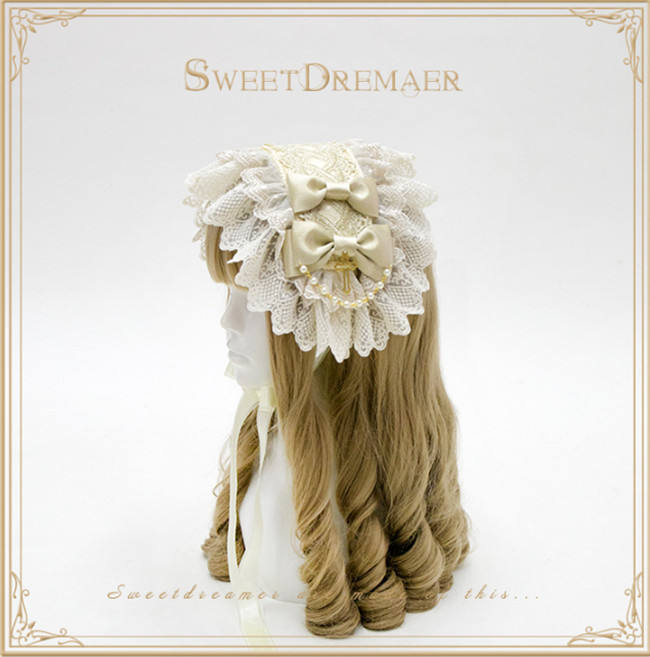 Cutie Creator ~ Anthem~ Bow&Cross Lolita Headband -In Stock