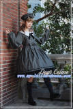 Winchester*** Vintage Tartan Lolita Long Sleeves OP Dress for Autumn and Winter -out