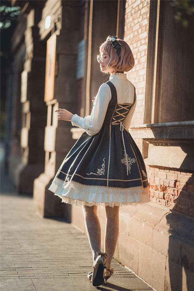 College of the Sacred Glory Cross~ Classic Lolita OP -Ready Made