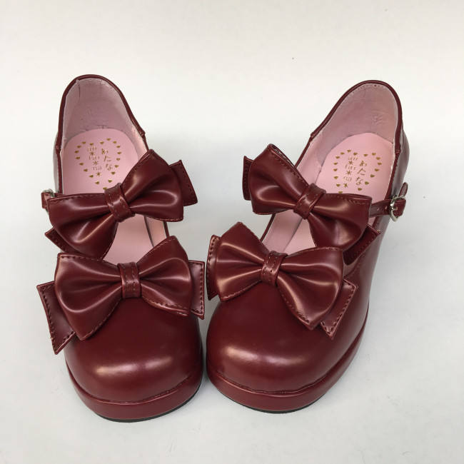 Sweet Chocolate Lolita Heels Shoes