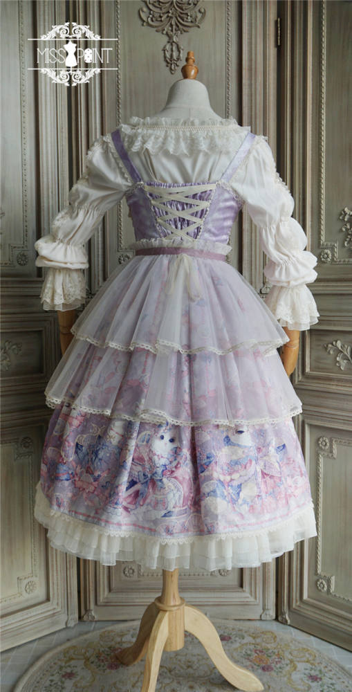 Miss Point ~ Elizabeth Meow ~ Daily Wear Lolita OP/JSK -Custom-tailor Available