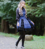 Stripe Lolita Vest+Skirt Set