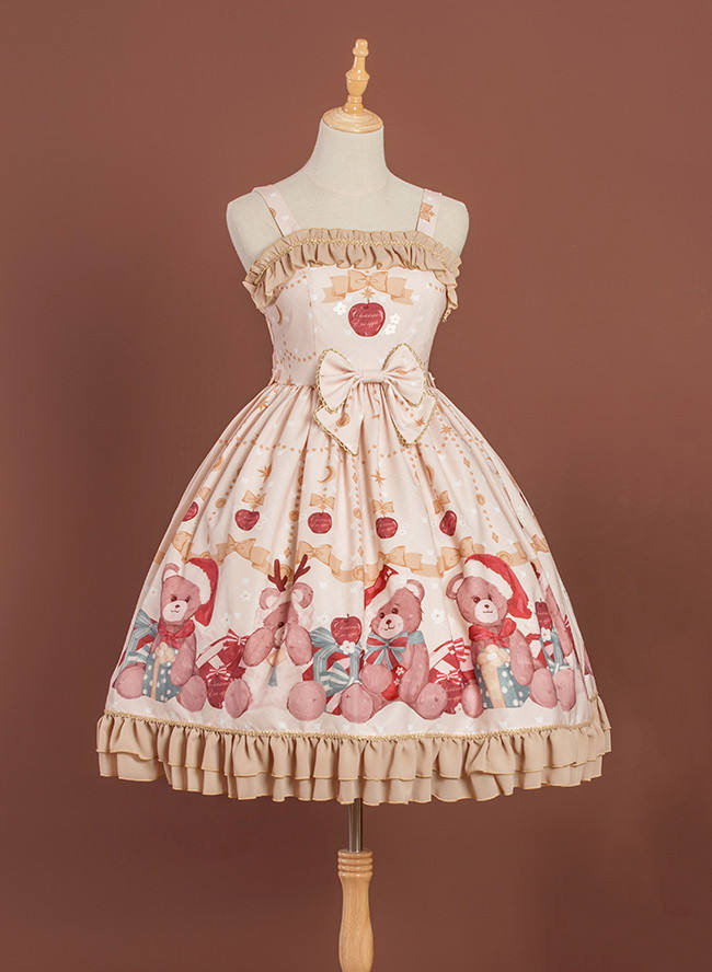 Gift Box Bear~ 2018 New Arrival Sweet Lolita Jumper