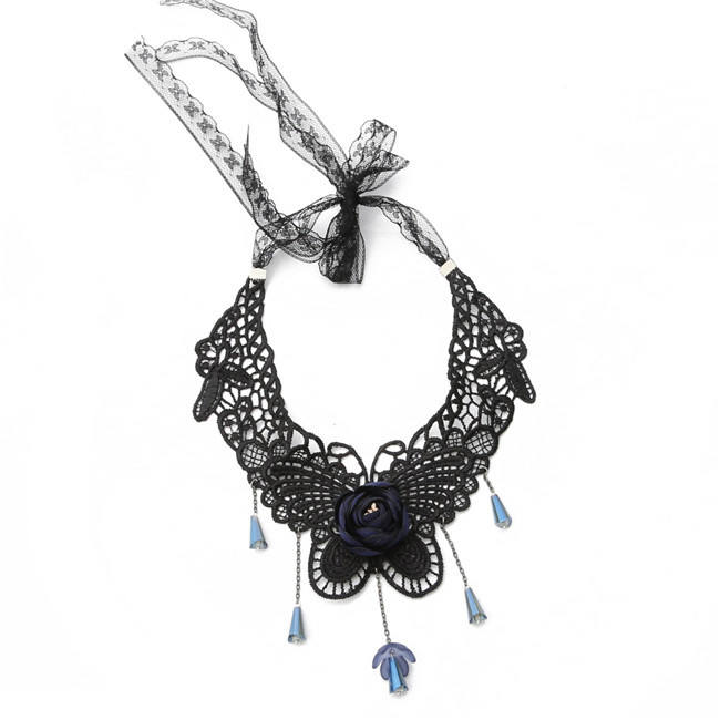 Aimimi~ Vintage Gothic lace Lolita Necklace