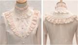 Vintage Thickening Thermal Stand Collar Lolita Blouse