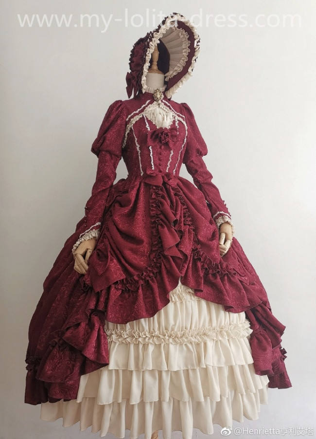 Henrietta Vintage Court OP 3 Lengths -Ready Made