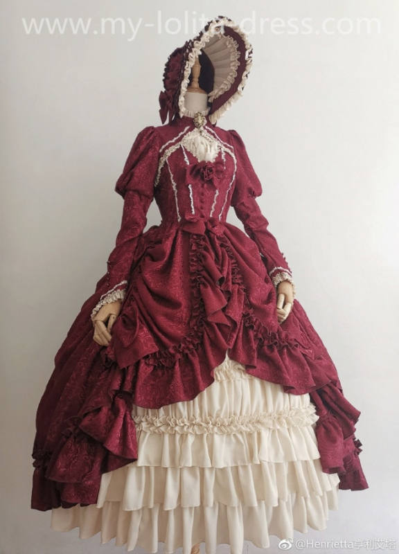 Henrietta Vintage Court OP 3 Lengths -Ready Made