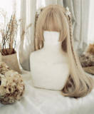 Encounter with Charlotte~ Sweet Natural Long Straight Lolita Wig 22cm/26cm
