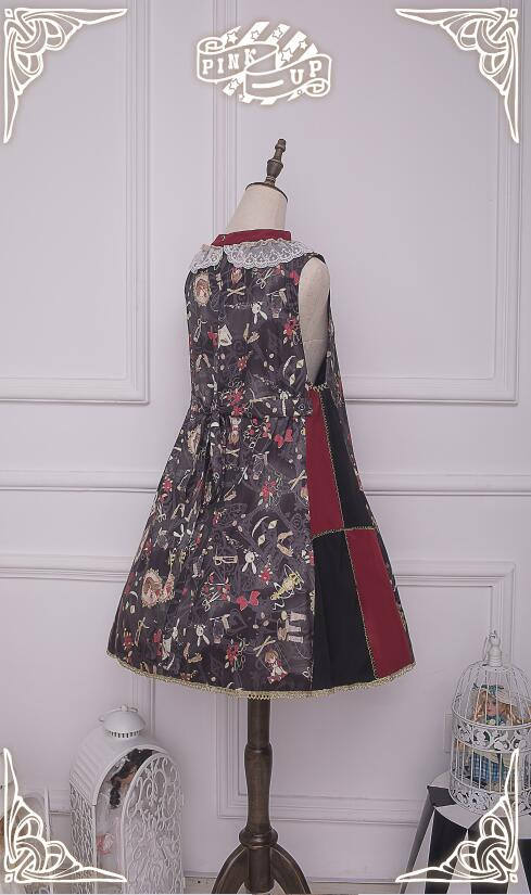 Weird Alice~ Lolita Printed JSK -Custom-tailor Pre-order  Closed
