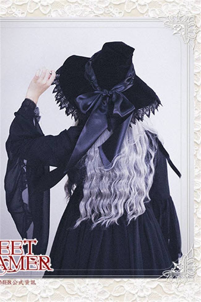 Cutie Creator ~ Witch's House~  Velvet Bow Lolita Witch Hat