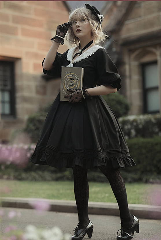 Austin's Notebook~ Vintage Long Sleeves Lolita OP -The 3th Round Pre-order Closed