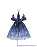 Constellation & Celestial Globe~ Net Yarn Sleeve Gradient Lolita OP -OUT