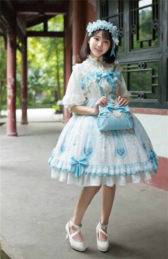 -Miss Fu Qi-  Qi Lolita JSK and OP Dress -Pre-order Closed
