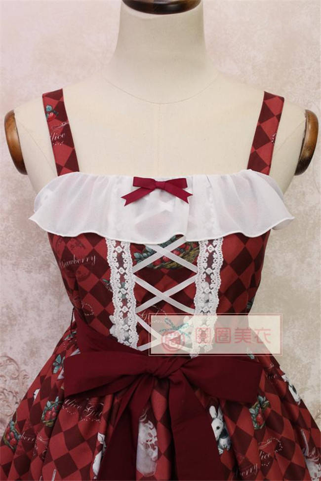 Alice Girl~ Strawberry&Rabbit~ Lolita JSK Dress