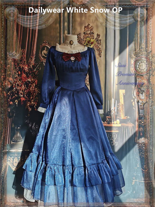 Sissi Promise Anniversay Reward Elegant Dailywear Lolita OP -Ready Made