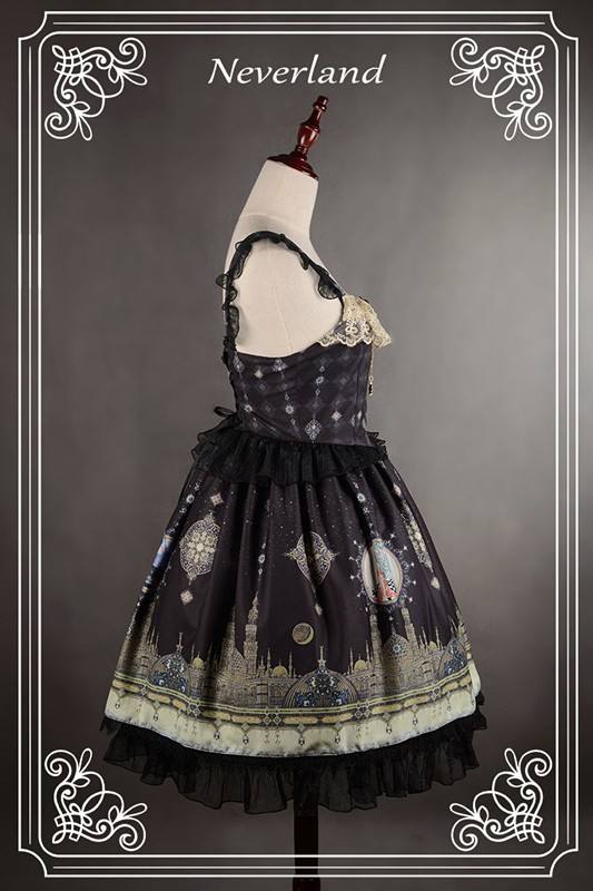 Neverland Lolita ~Arabian Nights~ High Waist Lolita JSK with Pendant