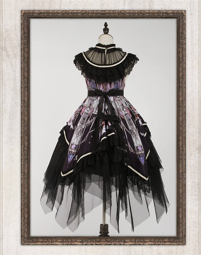 Reflection Church~ Gothic Lolita Printed JSK Dress Set