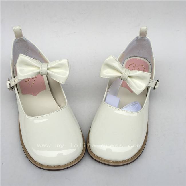 Black Long Belt Lolita Shoes