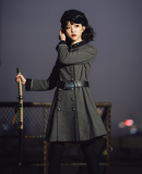 Your Highness ~The Oath Of The Judge * The Maiden with Two Swords Minlitary Lolita OP -Pre-order