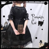 Pumpkin Cat Lolita ~Sweet Toothache~ Lolita OP 2020 Version -Pre-order Closed