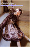 Valentine's Chocolate~ Sweet Lolita OP/JSK -Ready Made