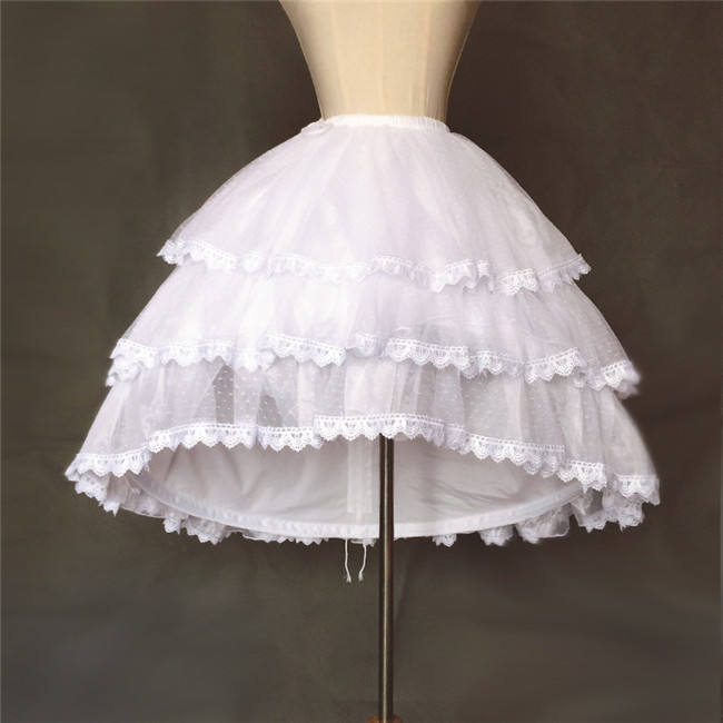 50-70cm Super Flexible Fishbone Lolita Petticoat Shape and Length Adjustable