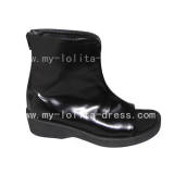 Gothic Black Changeable Shaft Boots