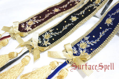 Bourbon Dynasty Series Baroque Embroidery Lolita Head Belt
