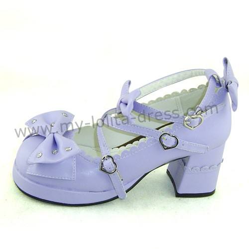 Red Bows Lolita Princess Shoes