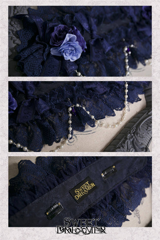 Cutie Creator ~Little Dorrit~ Lace Bow Beadchain Lolita Headband