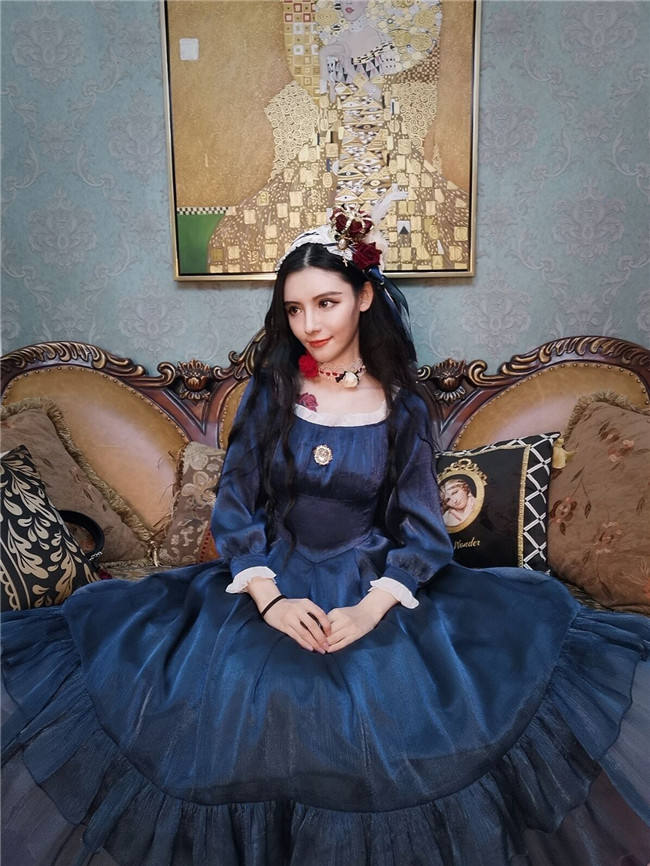 Sissi Promise Anniversay Reward Elegant Dailywear Lolita OP -Ready Made