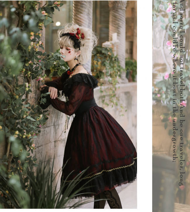 Sunset Maiden~ Gothic Classci Lolita OP Ready Made