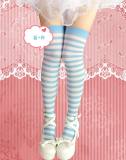 Japanese Cotton Straps Sweet Lolita High Socks -In Stock