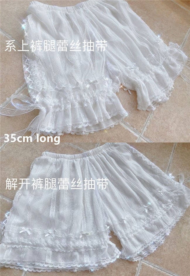 Summer Lace Chiffon Lolita Bloomer -Ready Made