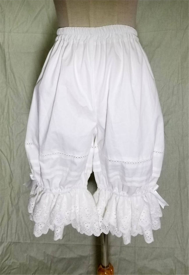 Double-layer Cotton Embroidery Lolita Bloomer