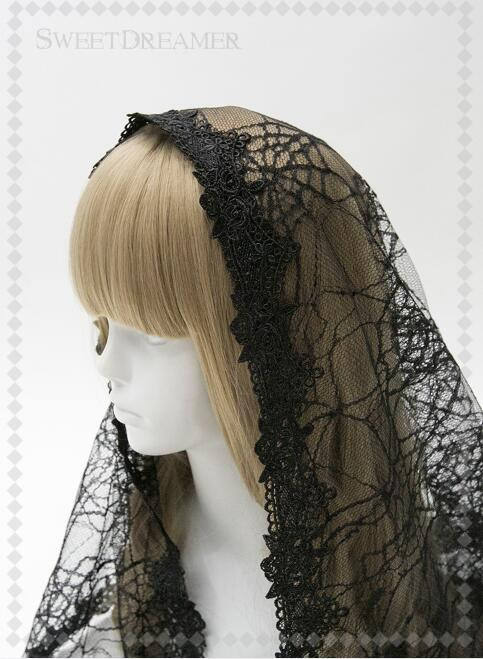 Cutie Creator -Evil Bridal~ Lolita Headband + Veil Set