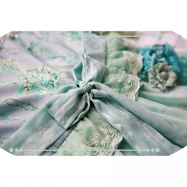 IchigoMikou ~Drizzle & Thin Clouds~ Qi Lolita OP Dress - In Stock
