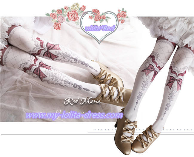 Miss Grace ~Vintage Double-sides Lolita Tights