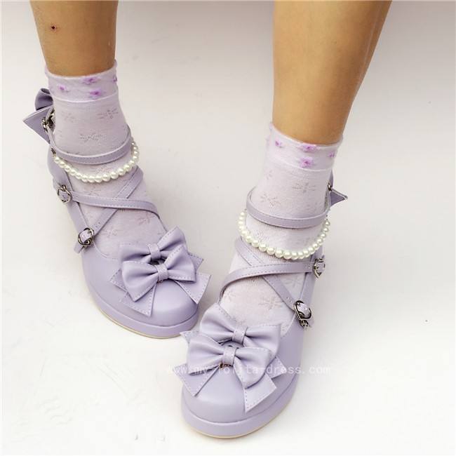 Antaina Tea Party Glitter Lolita Shoes