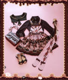 Chocolate Trojan*** Vintage Lolita Salopette -out