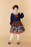 Navy Little Sweetener Windbreaker~ Vintage Sailor Style Lolita Coat