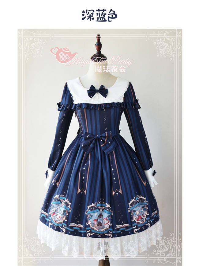 Book Before Sleeping~ Classic Lolita Printed OP