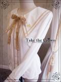 R-Series***Take The Crown***College Style Lolita White Blouse-OUT