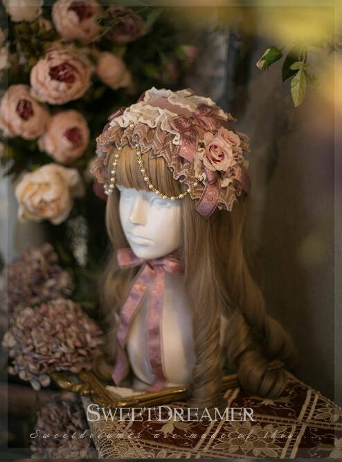 Cutie Creator ~Little Dorrit~ Lace Bow Beadchain Lolita Headband