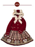 Little Deer~ Sweet Lolita Short Coat with Hood Short Version - Pre-order Closed