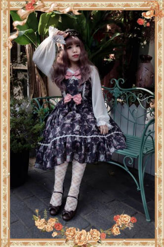 gothic lolita pattern wallpaper