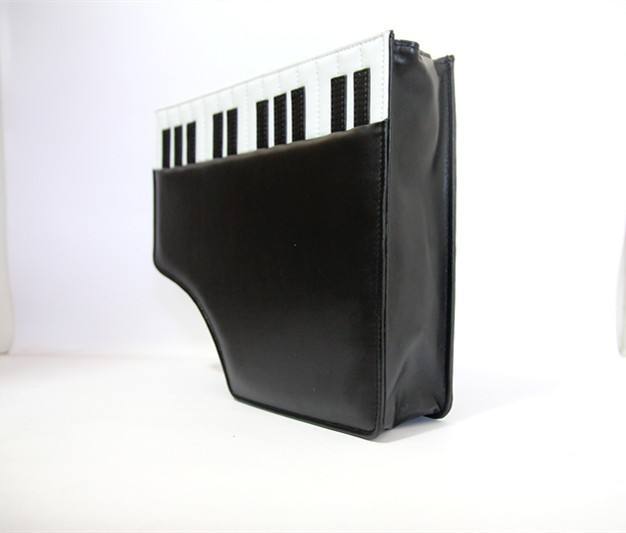 Sweet Piano Shape Black Lolita Messenger Bag