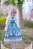The Kingdom of Fairies~ Lolita Hime Sleeve OP Dress With Back Open Design Short/Long Version  -out