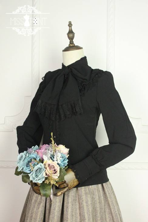 Miss Point~Vintage Elegant Chiffon Lolita Blouse